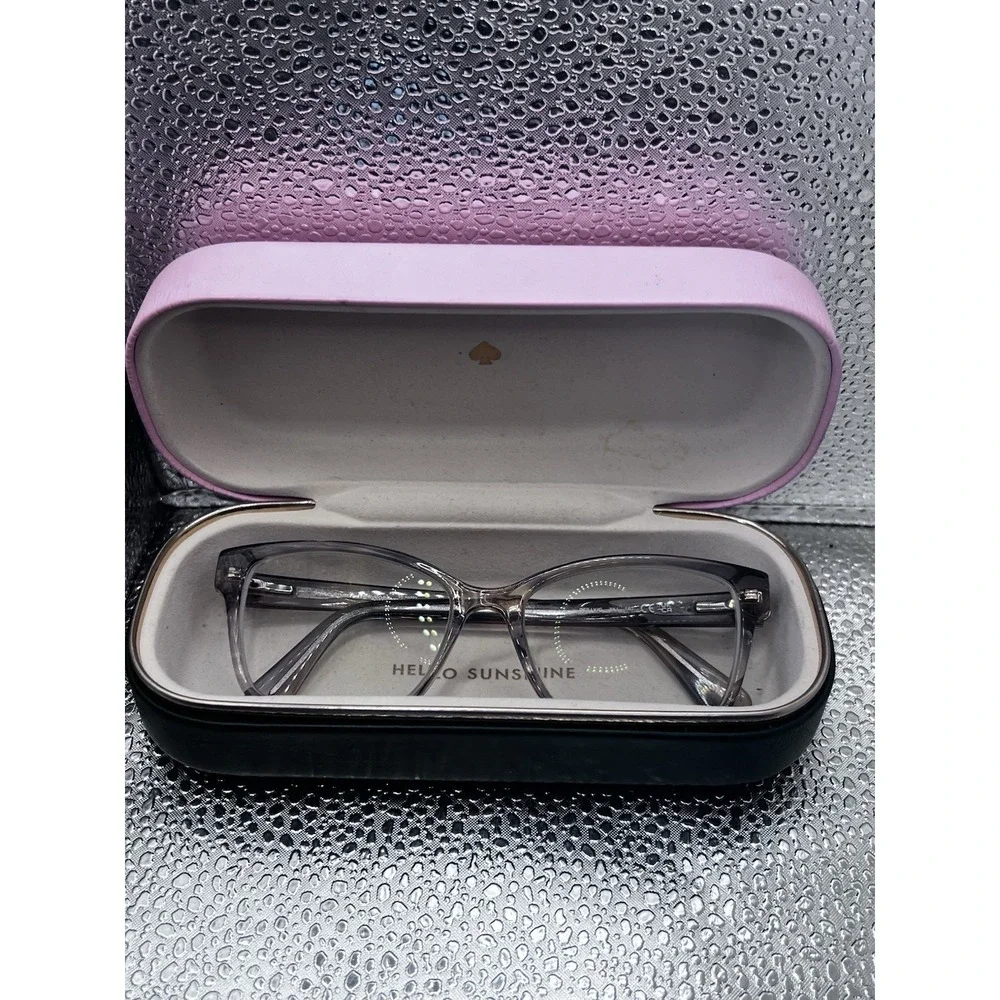 Kate Spade Eyeglasses, Frames Only, Reilly/G 3XJ, 53-16-140, Clear Sand/Gray‎